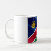 Namibia - Waving Flag - Kaffeetasse (Links)