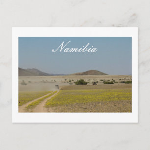 Namibia Wilderness Road Landschaft Natur Postkarte
