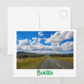 Namibia Windhoek Road Landschaftsbild Postkarte (Vorne/Hinten)