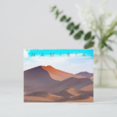 Namibia Wüste Postkarte (Stehend Vorderseite)