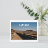 Namibia Wüste Road Landschaft Natur Postkarte (Stehend Vorderseite)