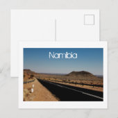 Namibia Wüste Road Landschaft Natur Postkarte (Vorne/Hinten)