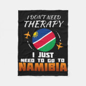 Namibian Flag I Namibia Flag I Vacation Gift I Nam Fleecedecke (Vorderseite)