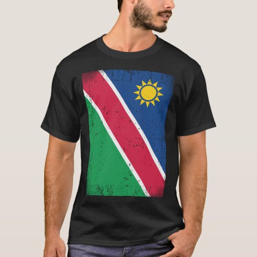 Namibian Flag Namibia T-Shirt (Vorderseite)
