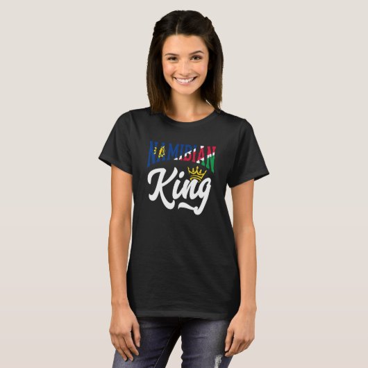 Namibian King Namibia Namibian Namibia Flag T-Shirt (Vorne ganz)