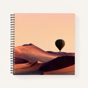 Namibias Dünen im Namib-Naukluft-Nationalpark Notizblock