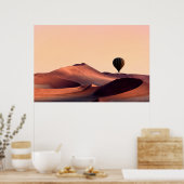 Namibias Dünen im Namib-Naukluft-Nationalpark Poster (Küche)