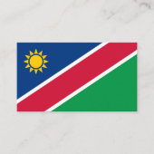 Namibische Flagge, Flagge Namibias Visitenkarte (Vorderseite)