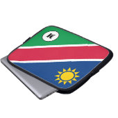 Namibische Flagge Laptop Sleeve (Vorne Knopf)