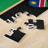 Namibische Flagge & Namibia, Land / Namibia Puzzle (Seite)