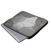 Namibischer Wüstenrackschlamm Laptopschutzhülle (Vorne Knopf)