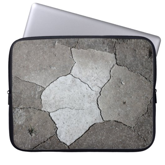 Namibischer Wüstenrackschlamm Laptopschutzhülle (Vorderseite)