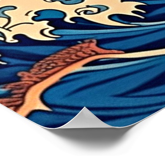 Namis Vintage Welle: Retro Elegance Poster (Ecke)