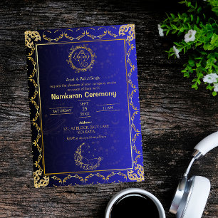 Namkaran Namemony Golden Elements Einladung