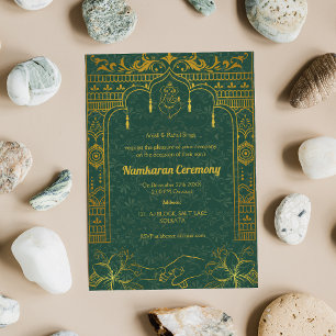 Namkaran Namemony Golden Elements Einladung