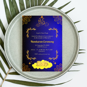 Namkaran Namemony Golden Elements Einladung