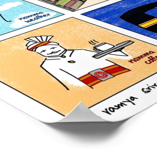 Namma Bangalore Poster (Ecke)