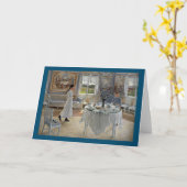 Namnsdag oder Aufgabetag Karte (Gelbe Blume)