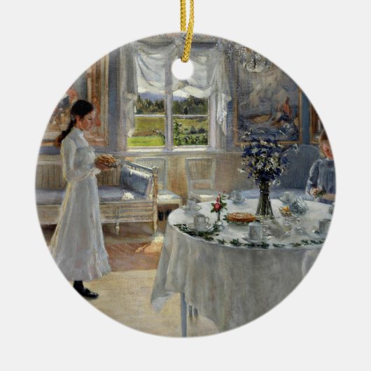 Namnsdag oder Namenstag Keramikornament (Vorne)