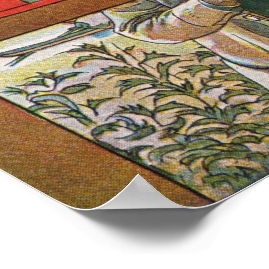 Namnsdag på härbret, Carl Larsson Poster (Ecke)