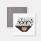 Namo Again Modiji 2019 Narendra Modi BJP Lotus T-s Magnet (Vorderseite/Rückseite)