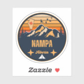 Nampa Alberta Aufkleber (Blatt)