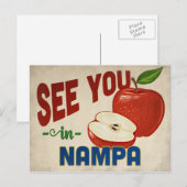 Nampa Idaho Apple - Vintage Travel Postkarte (Vorne/Hinten)