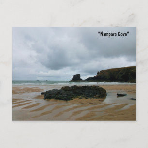 Nampara Cove Porthcothan Bay Cornwall England Postkarte
