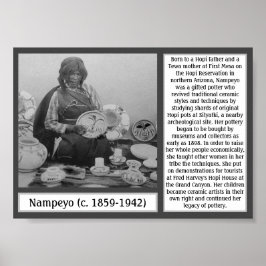 Nampeyo Pottery Native American Hopi Südwest Poster