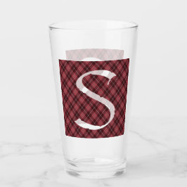 Namplate-Block-Design Solo-Buchstabe Glas