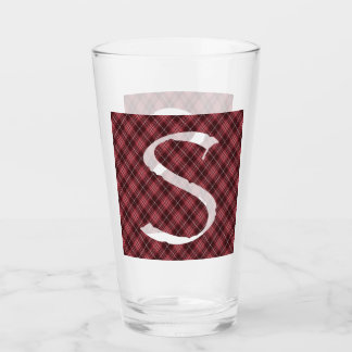 Namplate-Block-Design Solo-Buchstabe Glas