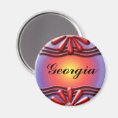 Namplate Red Magnet (Vorderseite/Rückseite)