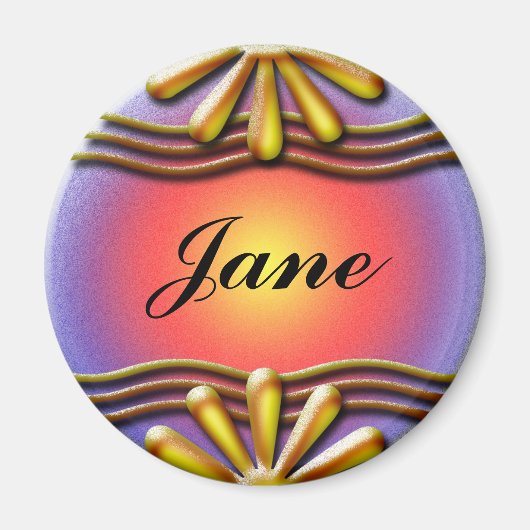 Namplate Yellow Magnet (Vorne)