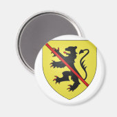 Namur Arms, Belgien Magnet (Vorderseite/Rückseite)
