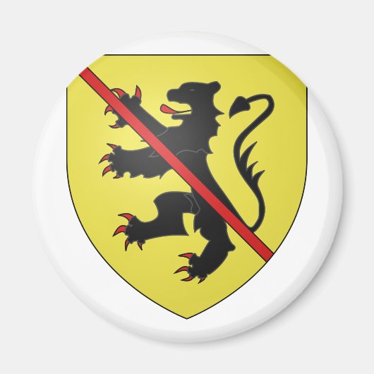 Namur Arms, Belgien Magnet (Vorne)
