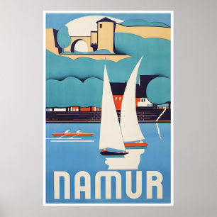 Namur Belgien Kunstprint Reiseplakat (XR1686)a Poster