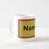 Namur road sign kaffeetasse (Vorderseite Links)