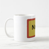 Namur road sign kaffeetasse (Links)