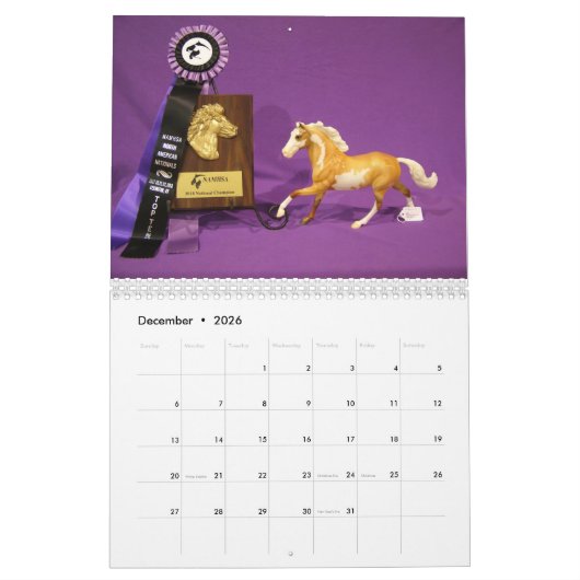 NAN 2018 Breyer Collectability Champions Calendar Kalender (Dez 2026)