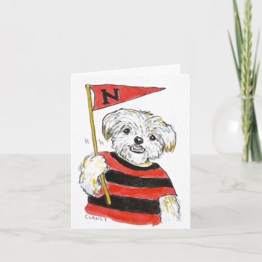 Nan enjoys cheering the team karte (Vorderseite)