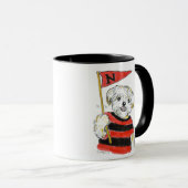 Nan freut sich über die Team-Kaffee-Tasse Tasse (VorderseiteRechts)