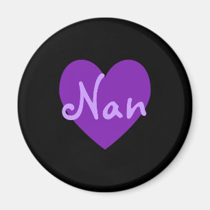Nan in Lila Magnet