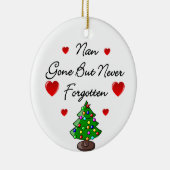 Nan-Keramik-Erinnerungsweihnachtsbaum-Verzierung Keramik Ornament (Rechts)