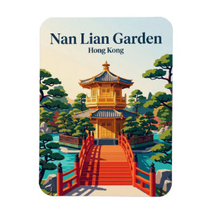 Nan Lian Garten Hongkong Magnet