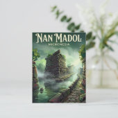 Nan Madol Mikronesien Postkarte (Stehend Vorderseite)