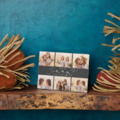 Nan Modern Heart Script Foto Collage Liebe Fotoplatte (Seite)