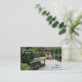 Nan-Montag: Orientalische Gärten Visitenkarte (Stehend Vorderseite)