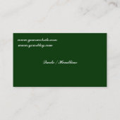 Nan-Montag: Orientalische Gärten Visitenkarte (Rückseite)