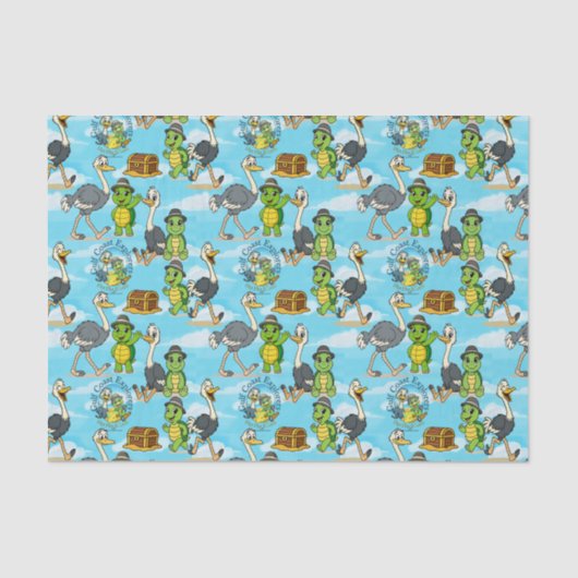 Nan Nae & Lulu Adventures Gift Wrap Tissue Paper Seidenpapier (Vorderseite)