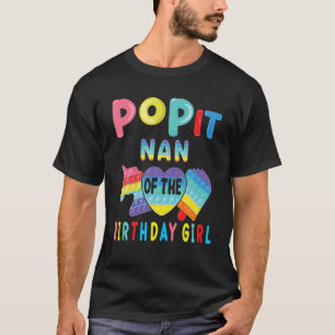 Nan of the Birthday Girl Pop It Einicorn Birthday T-Shirt